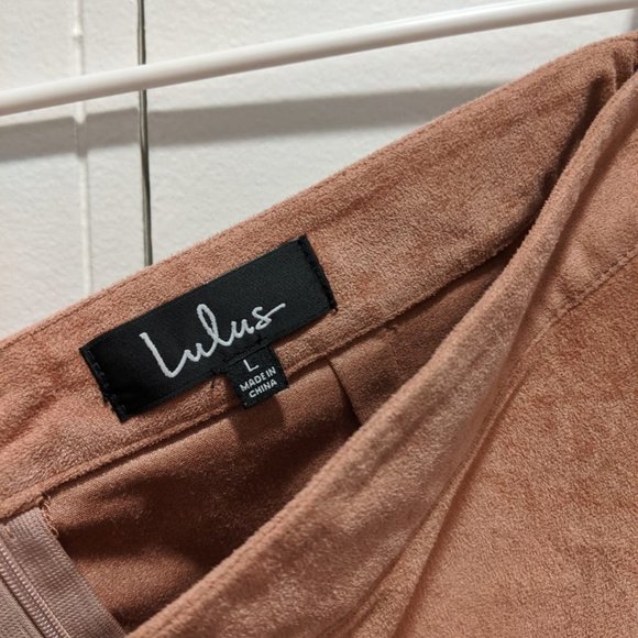 Faux Suede Mini Skirt - Picture 3 of 3